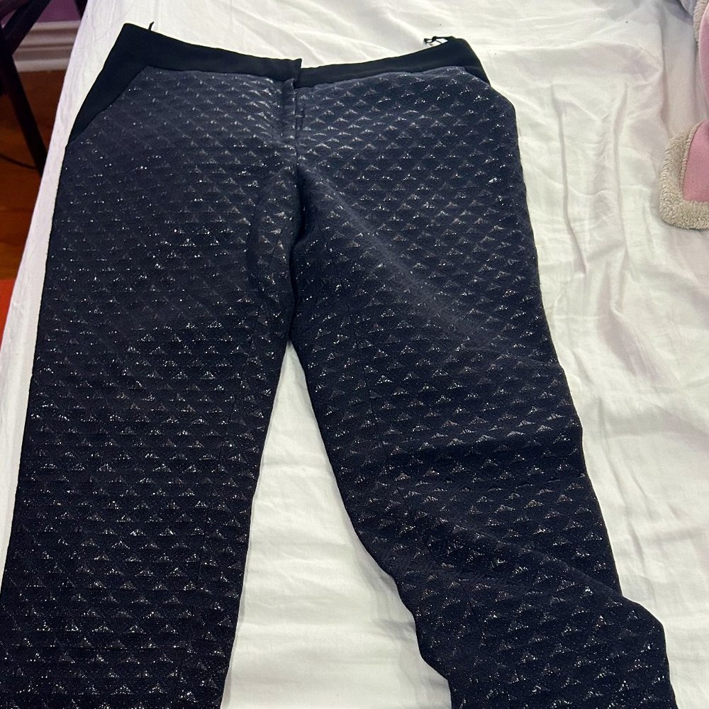 Ted Baker black glitter pants trousers